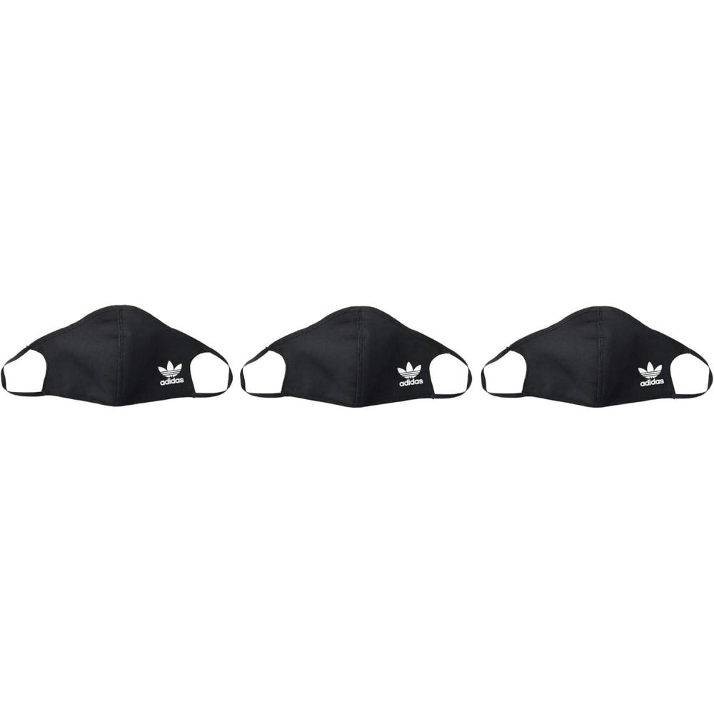 imageAdidas Originals Standard Face Covers 3PackBlackWhite