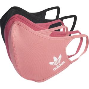 Adidas Originals Standard Face Covers 3-Pack(Black / Rose Tone / Bold Pink)