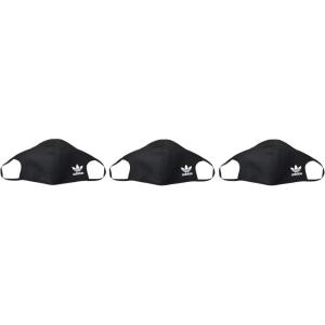 Adidas Originals Standard Face Covers 3-Pack(Black/White)