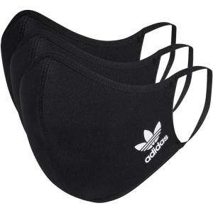 Adidas Originals Standard Face Covers 3-Pack(Black-black)