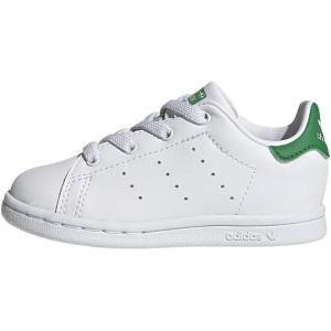 adidas Boys’ Stan Smith (End Plastic Waste) Sneakers(White/Cloud White/Green)
