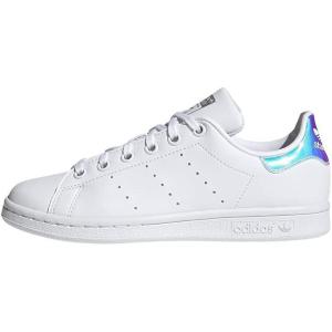adidas Boys’ Stan Smith (End Plastic Waste) Sneakers(White/White/Silver Metallic)