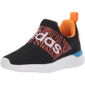 adidas Infant Boys Lite Racer Adapt 4.0 Slip On Sneakers Shoes Casual – Black(Black/Acid Red/Blue Rush)