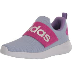 adidas Infant Boys Lite Racer Adapt 4.0 Slip On Sneakers Shoes Casual – Black(Blue Dawn/Lucid Fuchsia/Violet Fusion)