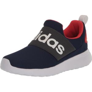 adidas Infant Boys Lite Racer Adapt 4.0 Slip On Sneakers Shoes Casual – Black(Dark Blue/White/Bright Red)