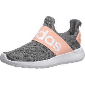 adidas Infant Boys Lite Racer Adapt 4.0 Slip On Sneakers Shoes Casual – Black(Grey/Ftwr White/Glow Pink)