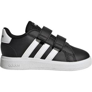 adidas Kids’ Grand Court 2.0 Sneakers(Black/White/Black White)