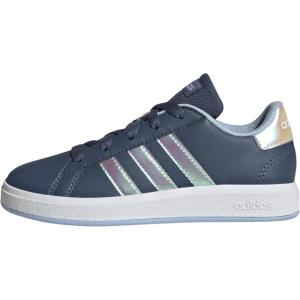 adidas Kids’ Grand Court 2.0 Sneakers(Preloved Ink/White/Clear Sky)