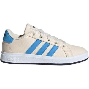 adidas Kids’ Grand Court 2.0 Sneakers(Wonder White/Blue Burst/Shadow Navy)