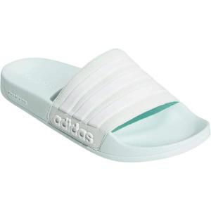 adidas Men’s Adilette Slide Sandal(Ice Mint Cloud White Ice Mint)