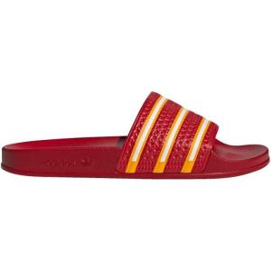 adidas Men’s Adilette Slide Sandal(Team Power Red/Cloud White/Team Coll)
