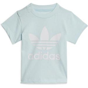 adidas Originals Baby Boys’ Trefoil Tee(Almost Blue/White)