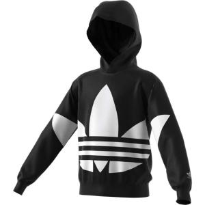 adidas Originals Kids’ Big Trefoil Hoodie(Black/White)