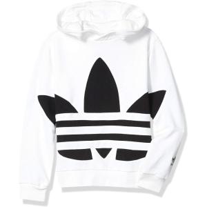 adidas Originals Kids’ Big Trefoil Hoodie(White/Black)