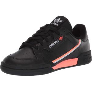 adidas Originals Kid’s Continental 80 Shoe(Core Black/Signal Coral/Ftwr White)