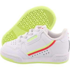 adidas Originals Kid’s Continental 80 Shoe(Footwear White/Shock Red/Hi-res Yellow)