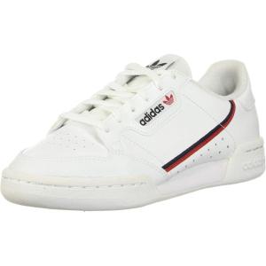 adidas Originals Kid’s Continental 80 Shoe(Ftwr White/Scarlet/Collegiate Navy)