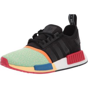 adidas Originals Unisex-Child NMD_r1’s Sneaker(Black/Black/Lush Red)