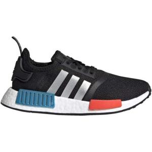 adidas Originals Unisex-Child NMD_r1’s Sneaker(Black/Silver Metallic/Solar Red)