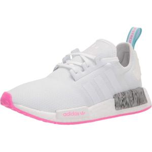 adidas Originals Unisex-Child NMD_r1’s Sneaker(White/White/Screaming Pink)
