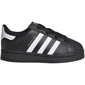 adidas Originals Unisex-Child Superstar Sneaker(Black/White)