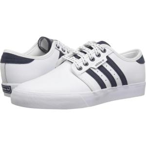 adidas Unisex-Child Seeley Running Shoe(White/Collegiate Navy/Gum)