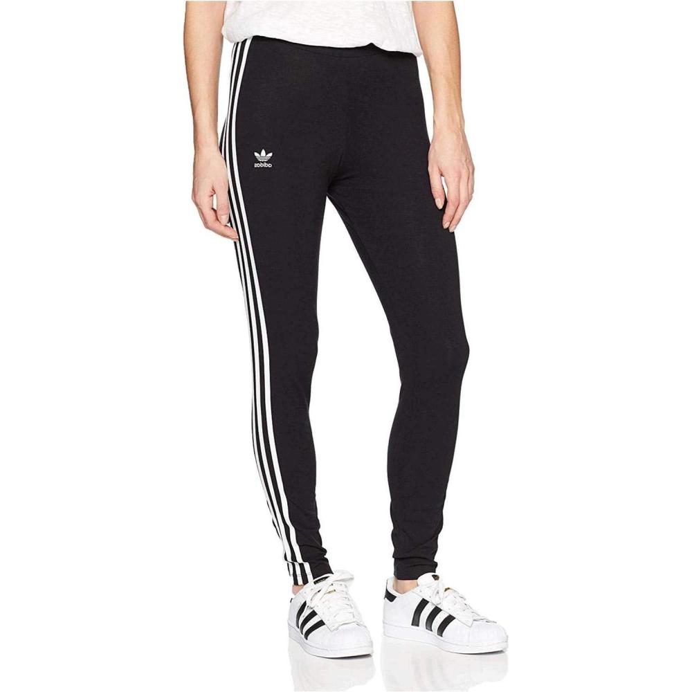 imageadidas Originals Womens 3Stripes LeggingsBlackWhite