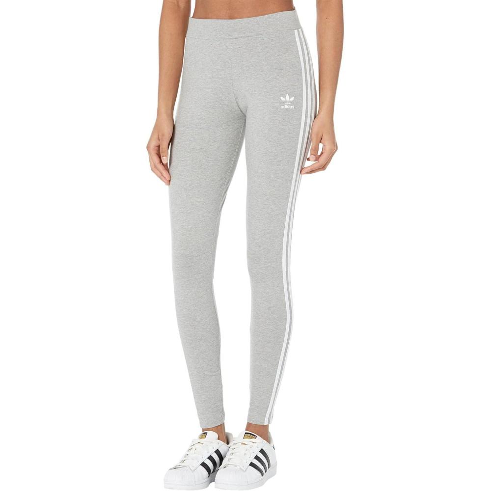 imageadidas Originals Womens Adicolor Classics 3Stripes TightsMedium Grey Heather