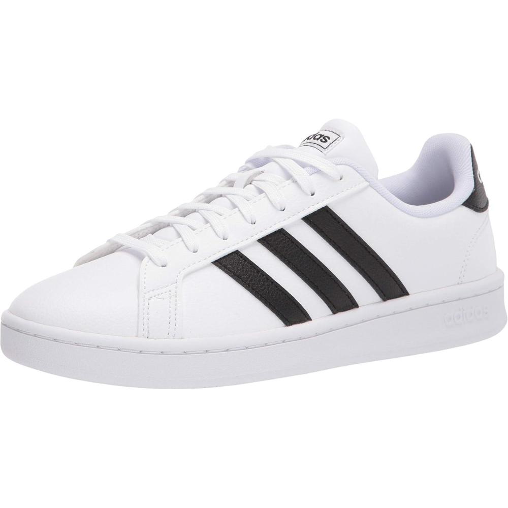 imageadidas Womens Grand Court SneakerWhiteBlackWhite