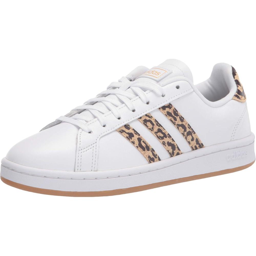 imageadidas Womens Grand Court SneakerWhiteWhiteCardboard