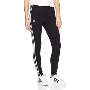 adidas Originals Women’s 3-Stripes Leggings(Black/White)