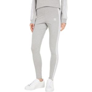 adidas Originals Women’s 3-Stripes Leggings(Medium Grey Heather)