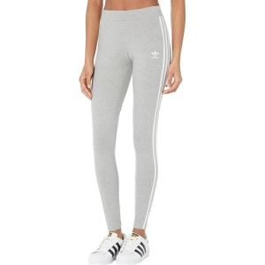 adidas Originals Women’s Adicolor Classics 3-Stripes Tights(Medium Grey Heather)