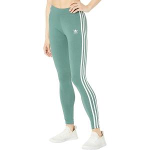 adidas Originals Women’s Adicolor Classics 3-Stripes Tights(Tech Emerald)