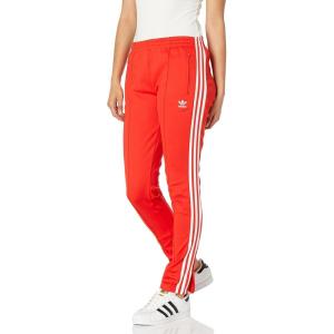 adidas Originals Women’s Superstar Track Pants(Red)