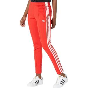 adidas Originals Women’s Superstar Track Pants(Vivid Red)
