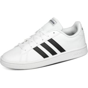 adidas Women’s Grand Court Sneaker(Bianco Ftwr White Core Black Dark Blue)