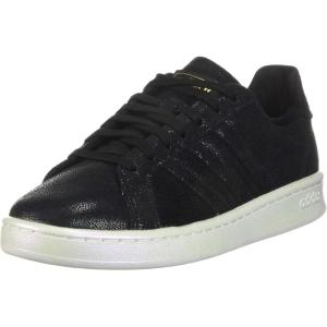 adidas Women’s Grand Court Sneaker(Black/Black/White)