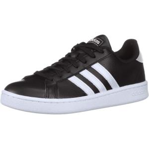 adidas Women’s Grand Court Sneaker(Black/White/Black)
