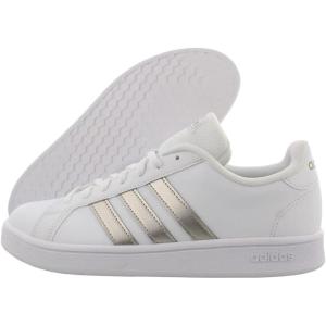 adidas Women’s Grand Court Sneaker(Ftwwht/Plamet/Ftwwht)
