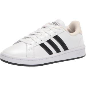 adidas Women’s Grand Court Sneaker(White/Carbon/Wonder White)