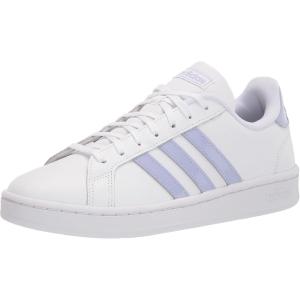 adidas Women’s Grand Court Sneaker(White/Violet Tone/White)