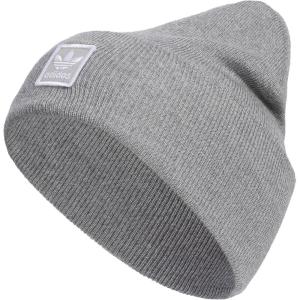 adidas Originals Tall Utility Cuff Beanie(Grey-stone Grey/White)