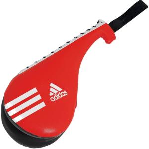 adidas Double Target Kicking Paddle Kicking Mitt – Red Black – X-Small