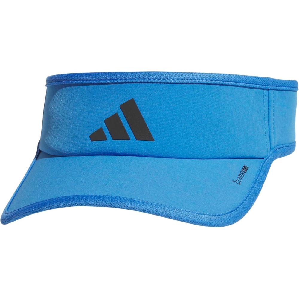 imageAdidas UnisexAdult Superlite Visor  Lightweight Athletic Sport Hat for WorkoutsRay BlueBlack