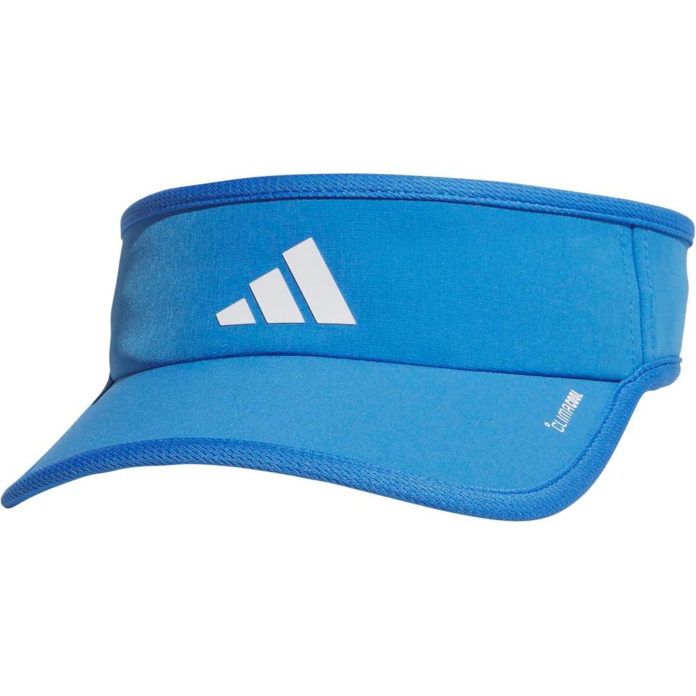 imageAdidas UnisexAdult Superlite Visor  Lightweight Athletic Sport Hat for WorkoutsRay BlueWhite