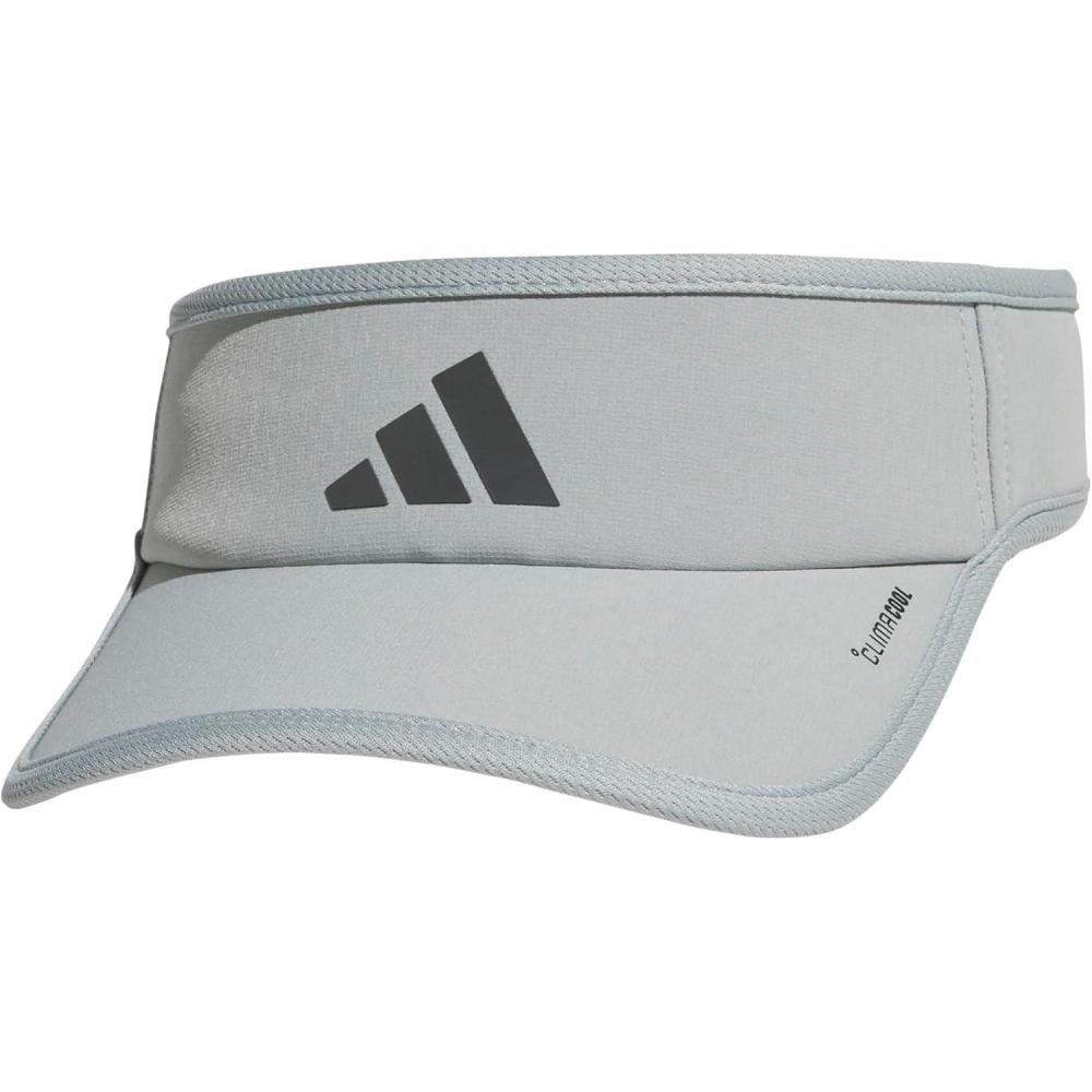 imageAdidas UnisexAdult Superlite Visor  Lightweight Athletic Sport Hat for WorkoutsWonder Sage GreenGrey Six
