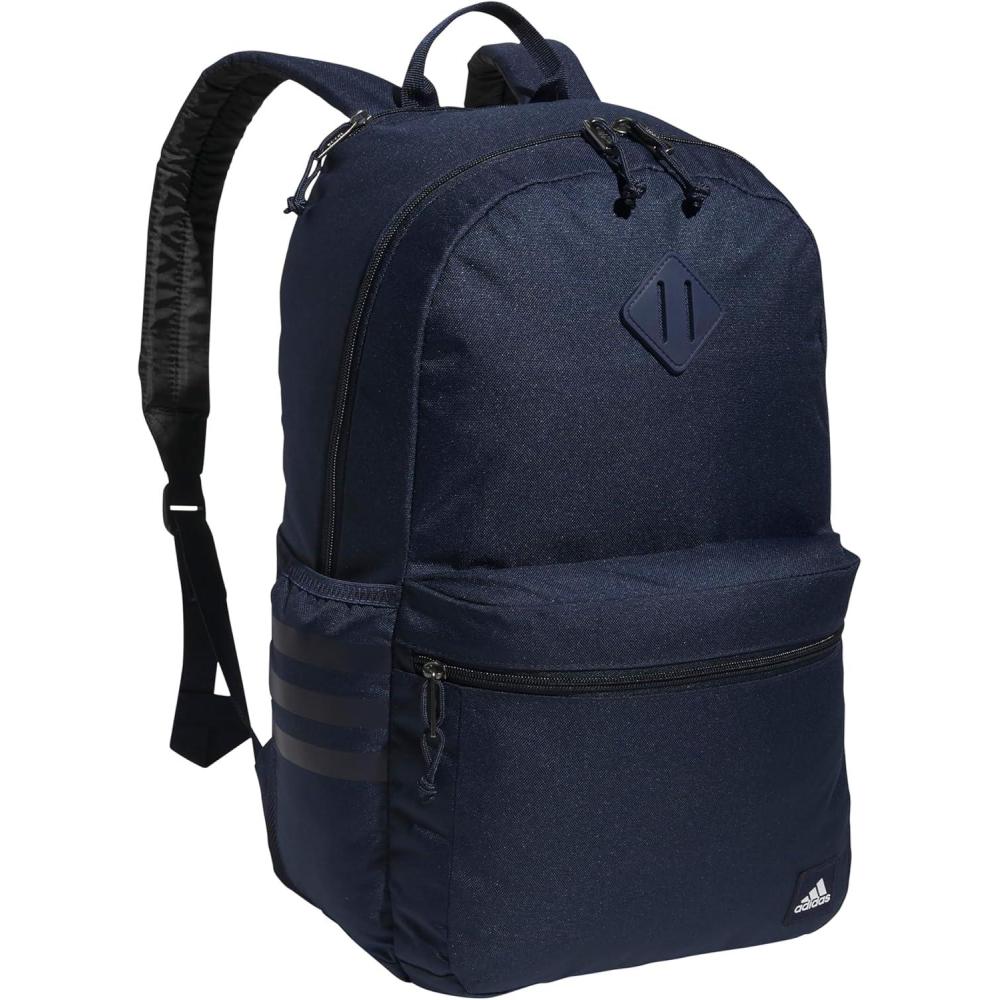 imageadidas 3Stripe Classic Backpack for Men and Women Bag with Laptop Sleeve Meadow Floral Wonder WhiteWonder White50 One SizeCollegiate NavyWhiteBlack50
