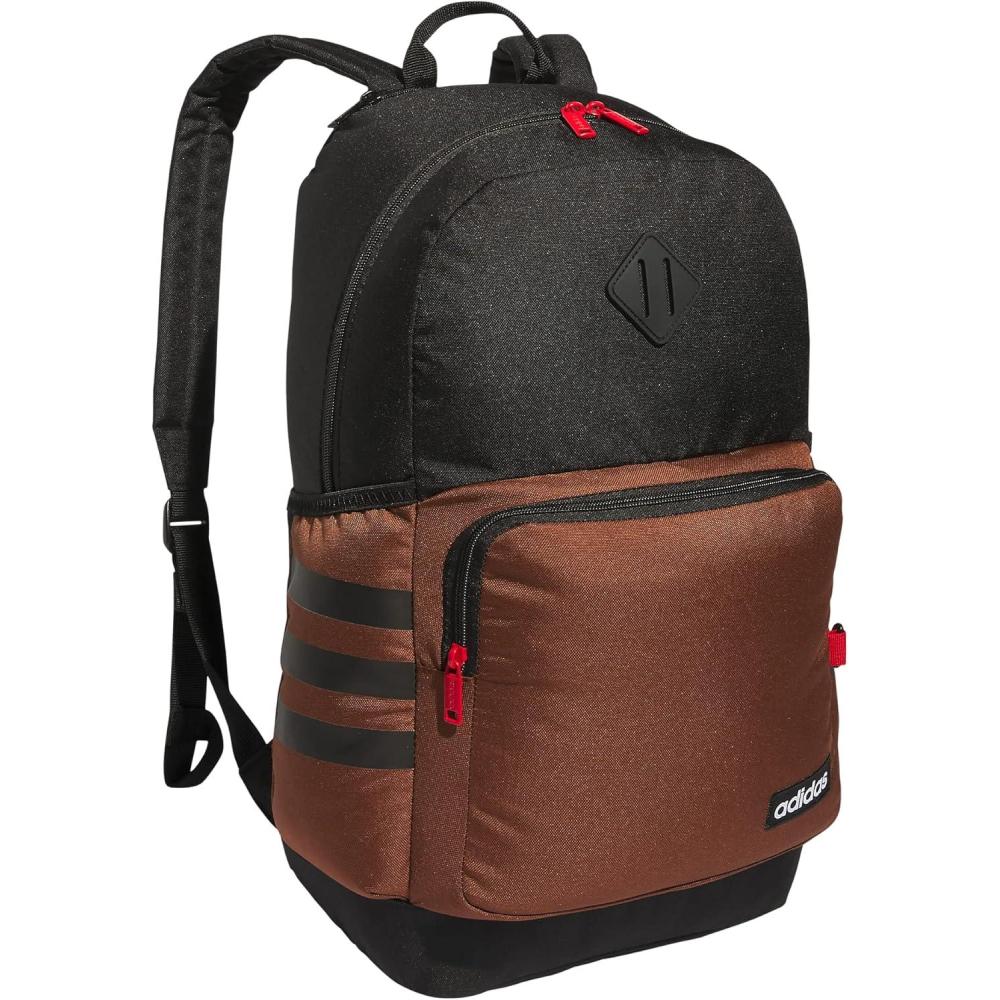 imageadidas 3Stripe Classic Backpack for Men and Women Bag with Laptop Sleeve Meadow Floral Wonder WhiteWonder White50 One SizePreloved BrownBlack40