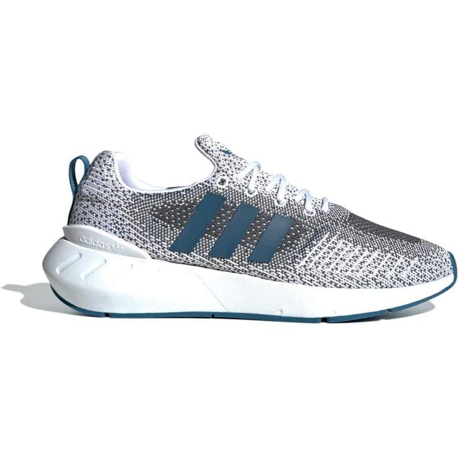imageadidas Mens Swift Run 22Ftwr White Altered Blue Ftwr White